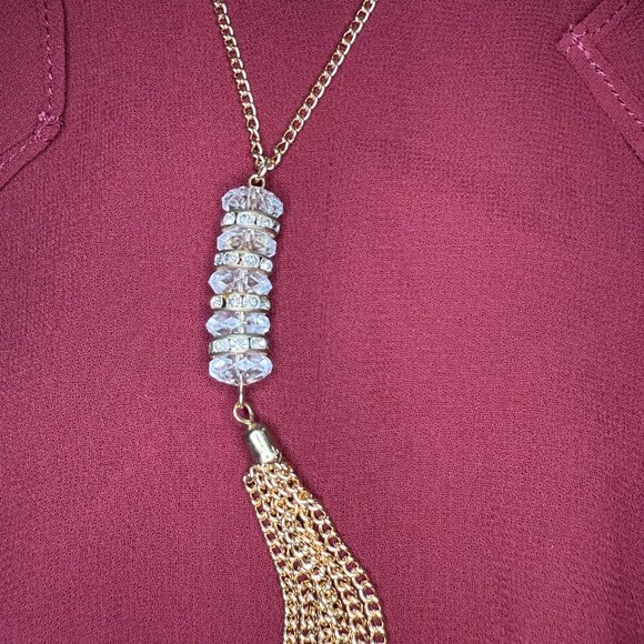 Thalia Sodi, formal chiffon tank, Sz Small - Picture 4 of 9